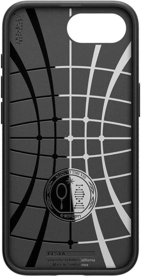„Spigen Liquid Air“ dėklas, skirtas iPhone 16e / 17e – matinis juodas