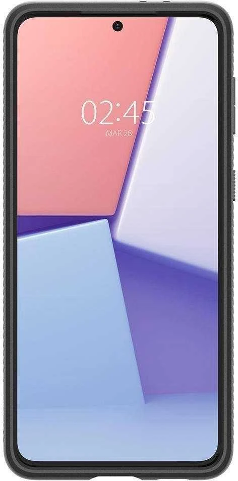 Dėklas SPIGEN LIQUID AIR GALAXY S21 MATTE Juodas
