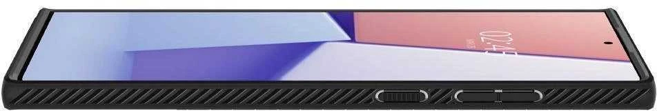 Spigen Liquid Air dėklas skirtas Samsung Galaxy S22 Ultra, spalva - Matte Black