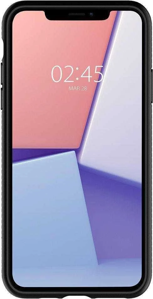 Spigen Liquid Air dėklas skirtas Apple iPhone 11, spalva - Matte Black