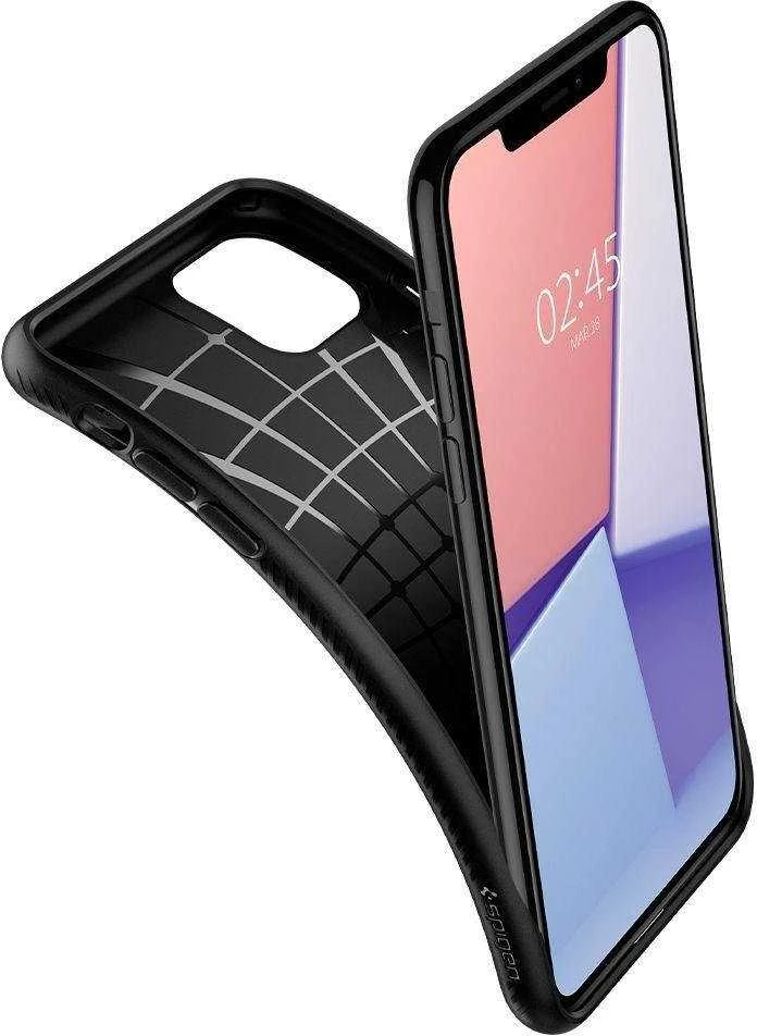 Spigen Liquid Air dėklas skirtas Apple iPhone 11, spalva - Matte Black