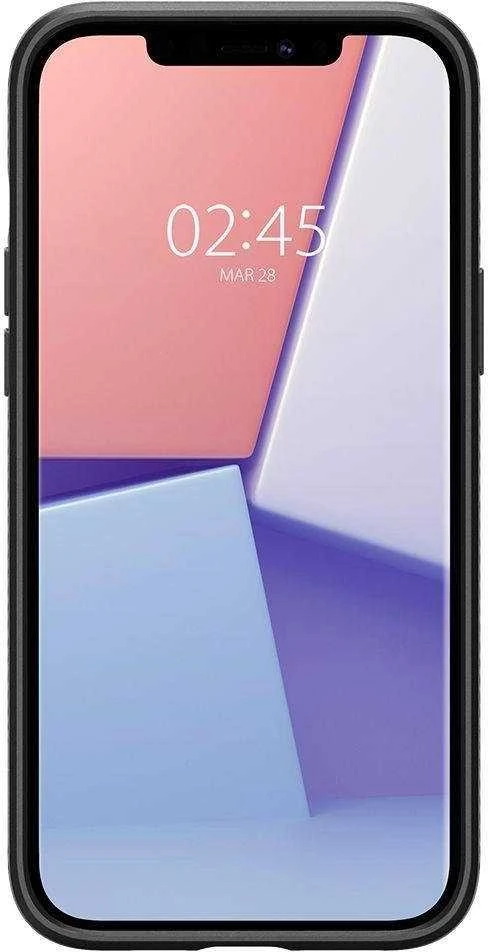 Spigen Liquid Air dėklas skirtas Apple iPhone 12 Pro / 12, spalva - Matte Black