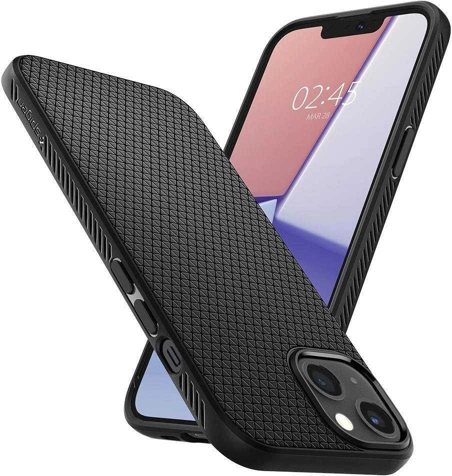 Spigen Liquid Air dėklas skirtas Apple iPhone 13, spalva - Matte Black