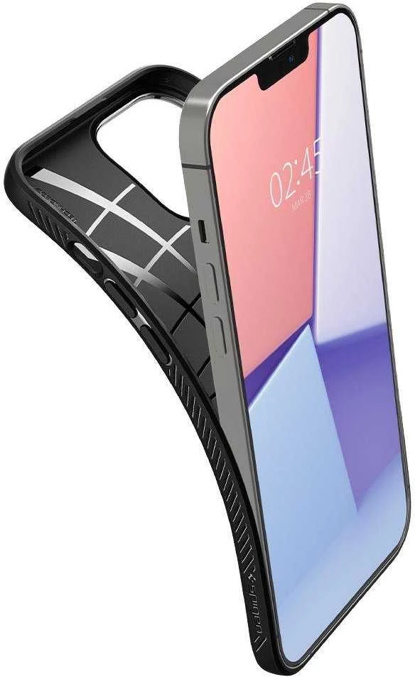 Spigen Liquid Air dėklas skirtas Apple iPhone 13 Pro, spalva - Matte Black