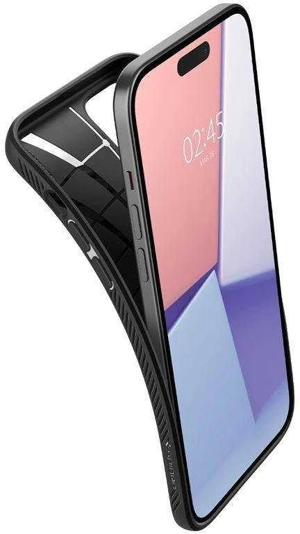 Dėklas SPIGEN LIQUID AIR IPHONE 15+ Juodas