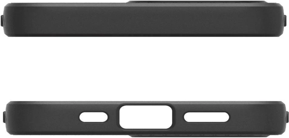 „Spigen Liquid Air MagSafe“ dėklas, skirtas iPhone 16e / 17e – matinis juodas