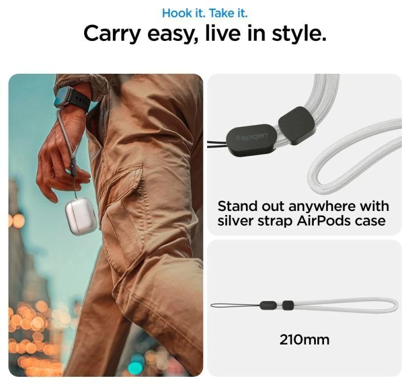Spigen Liquid Crystal dėklas, skirtas AirPods Pro 3 - Skaidrus