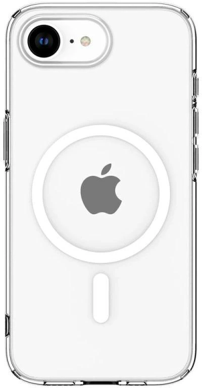 Spigen Liquid Crystal Mag MagSafe dėklas, skirtas iPhone 16e / 17e - Skaidrus