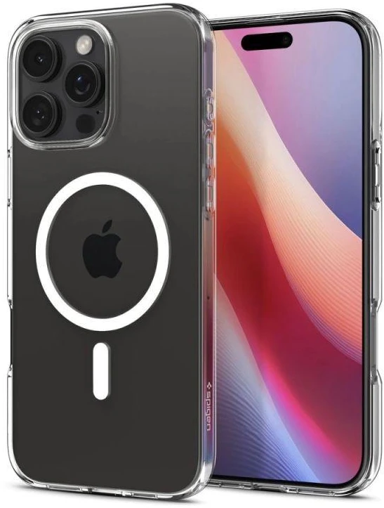 SPIGEN LIQUID CRYSTAL MAG MAGSAFE iPhone 16 Pro telefono dėklas skaidrus