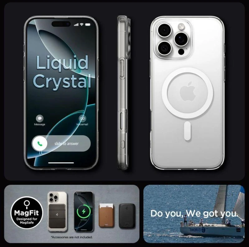 Spigen Liquid Crystal MagSafe Apple iPhone 16 Pro Max – dėklas telefonui skaidrus