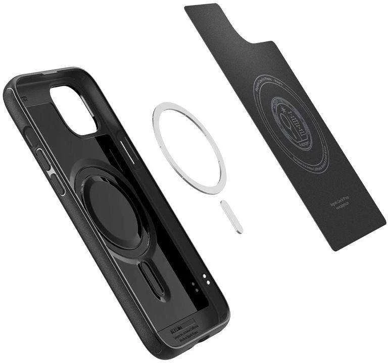 Spigen Mag Armor (MagFit) dėklas skirtas Apple iPhone 15 , spalva - Matte Black
