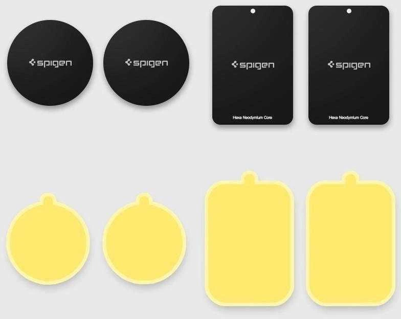 Spigen PLATES MP-4P METALPLATE magnetinis telefono laikiklis