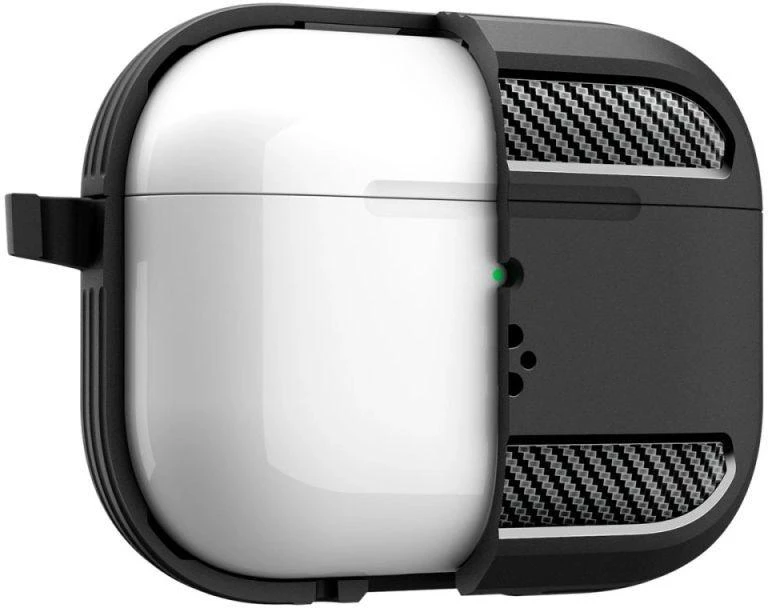 Spigen Rugged Armor dėklas, skirtas AirPods 3 - Matinė juoda