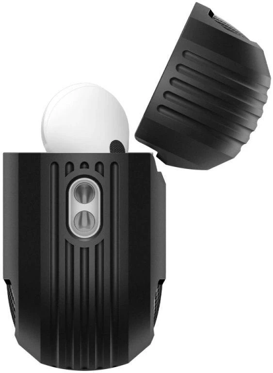 Spigen Rugged Armor dėklas, skirtas AirPods 3 - Matinė juoda