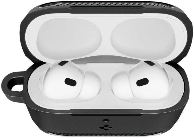 Spigen Rugged Armor dėklas, skirtas AirPods 3 - Matinė juoda