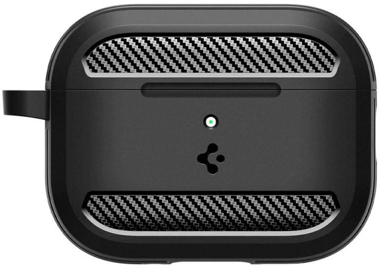Spigen Rugged Armor dėklas, skirtas AirPods 3 - Matinė juoda
