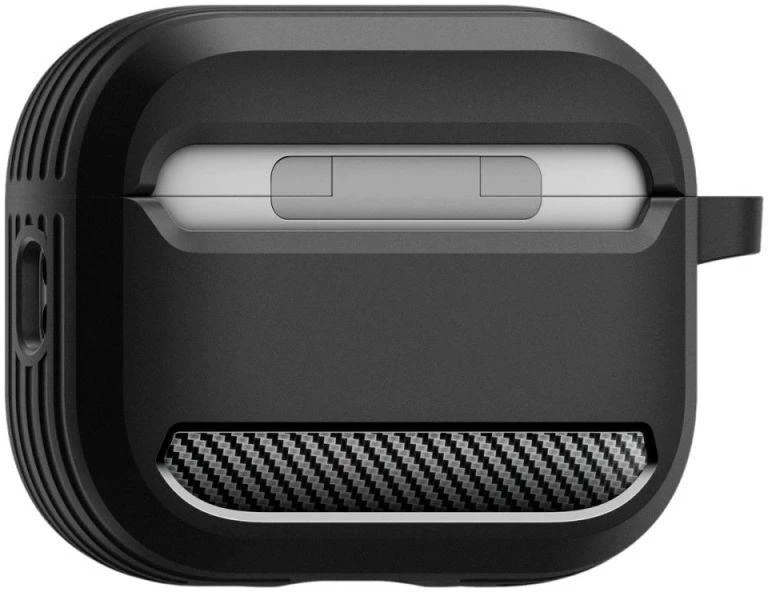 Spigen Rugged Armor dėklas, skirtas AirPods 3 - Matinė juoda