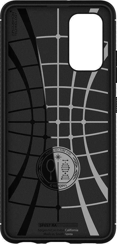 Spigen Rugged Armor Samsung Galaxy A52 / A52S dėklas telefonui matinės juodos spalvos
