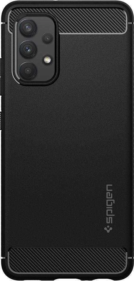 Spigen Rugged Armor Samsung Galaxy A52 / A52S dėklas telefonui matinės juodos spalvos