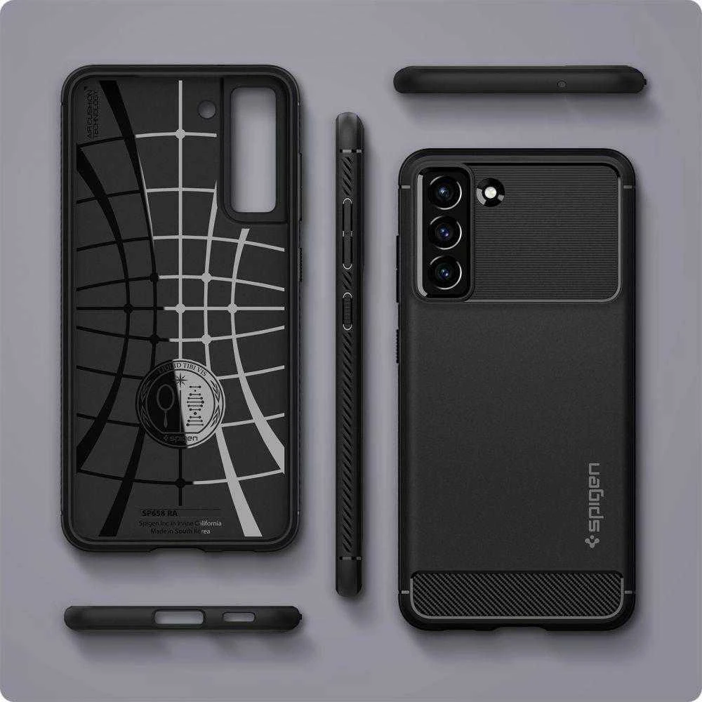 Dėklas SPIGEN ARMOR SAMSUNG S21 FE Juodas