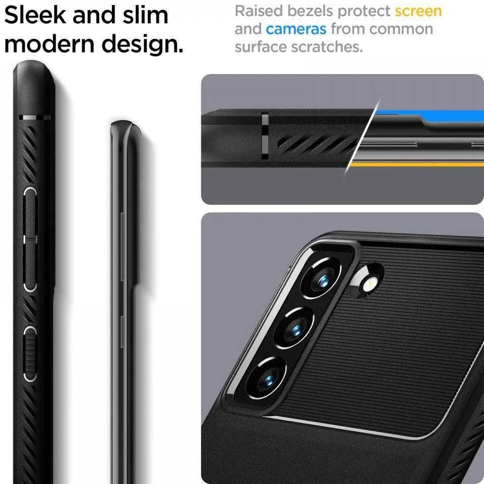 Dėklas SPIGEN ARMOR SAMSUNG S21 FE Juodas