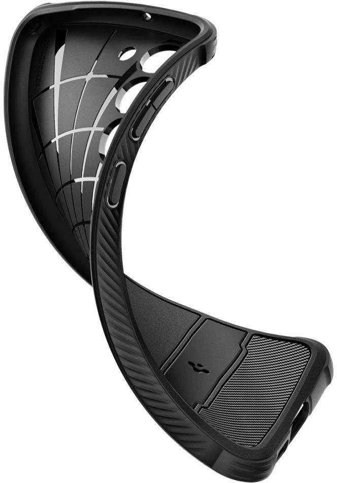 Spigen Rugged Armor Samsung Galaxy S23 dėklas telefonui matinės juodos spalvos