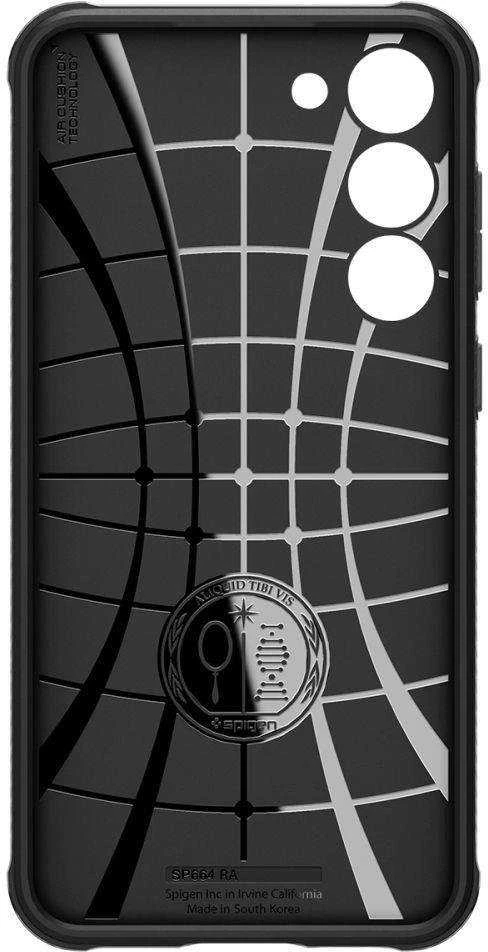 Spigen Rugged Armor Samsung Galaxy S23 dėklas telefonui matinės juodos spalvos