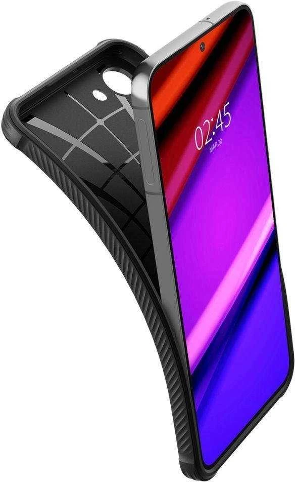 Spigen Rugged Armor Samsung Galaxy S23 dėklas telefonui matinės juodos spalvos