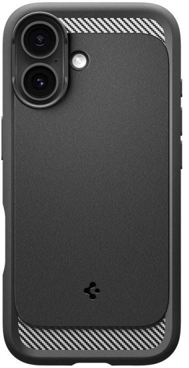 Spigen Rugged Armor MagSafe dėklas iPhone 17 - Matinė juoda