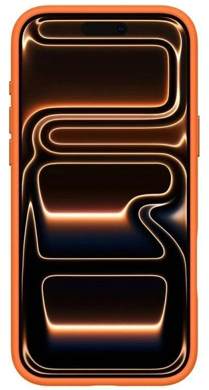 Dėklas Spigen SILICONE FIT MAG MagSafe iPhone 17 PRO COSMIC Oranžinis