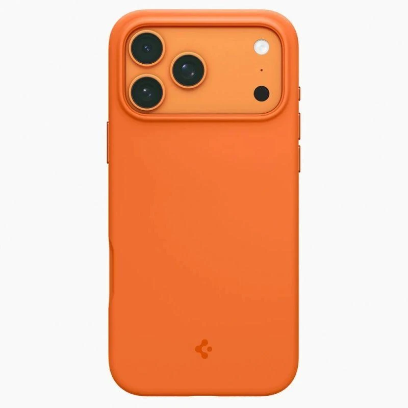 Dėklas Spigen SILICONE FIT MAG MagSafe iPhone 17 PRO COSMIC Oranžinis