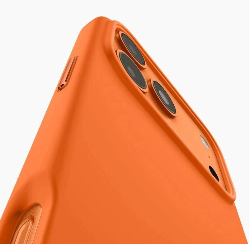 Dėklas Spigen SILICONE FIT MAG MagSafe iPhone 17 PRO COSMIC Oranžinis
