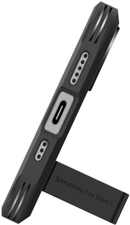 Spigen Tough Armor „T“ MagSafe dėklas skirtas iPhone 17 – juodos spalvos