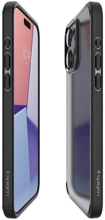 Spigen Ultra Hybrid Matte dėklas skirtas Apple iPhone 15 Pro Max, spalva - Frost Black
