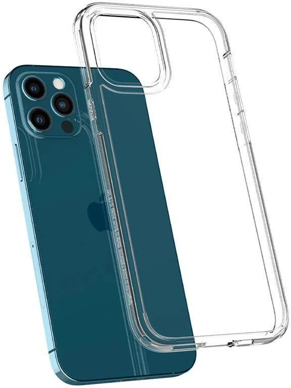 Spigen Ultra Hybrid dėklas skirtas Apple iPhone 12 Pro, spalva - Crystal Clear