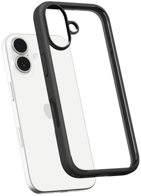 Dėklas Spigen Ultra Hybrid, matte juodas - iPhone 17