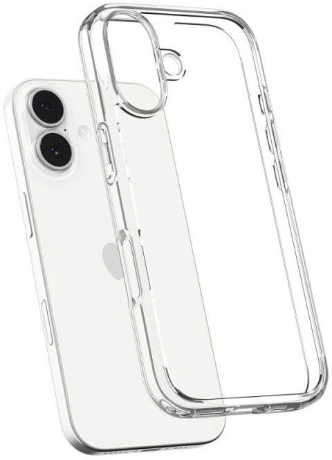 Ausinės Spigen Ultra Hybrid dėklas, skirtas iPhone 17 - Permatomas