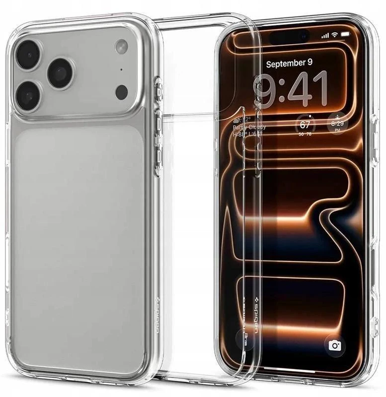 Spigen Ultra Hybrid dėklas, skirtas iPhone 17 Pro - Skaidrus
