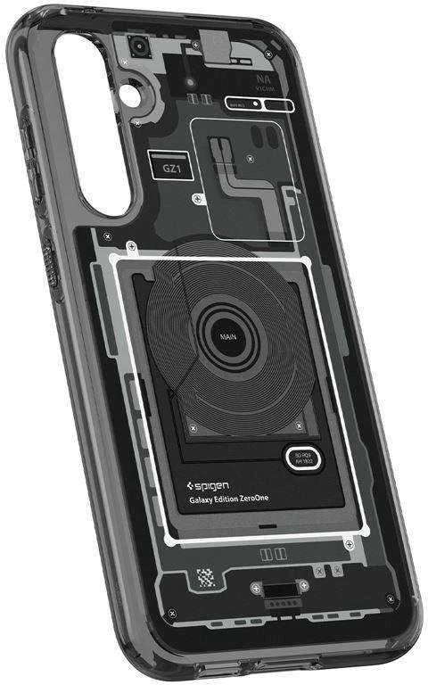 Dėklas Samsung Galaxy S23 FE Spigen Ultra Hybrid Crystal Zero One