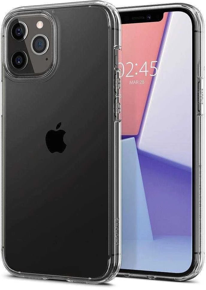 Spigen Ultra Hybrid dėklas skirtas Apple iPhone 12 Pro, spalva - Crystal Clear