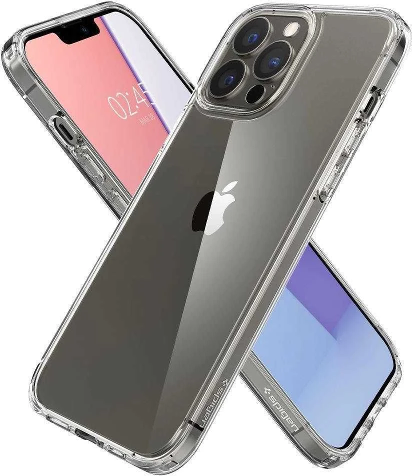 Spigen Ultra Hybrid dėklas skirtas Apple iPhone 13 Pro, spalva - Crystal Clear