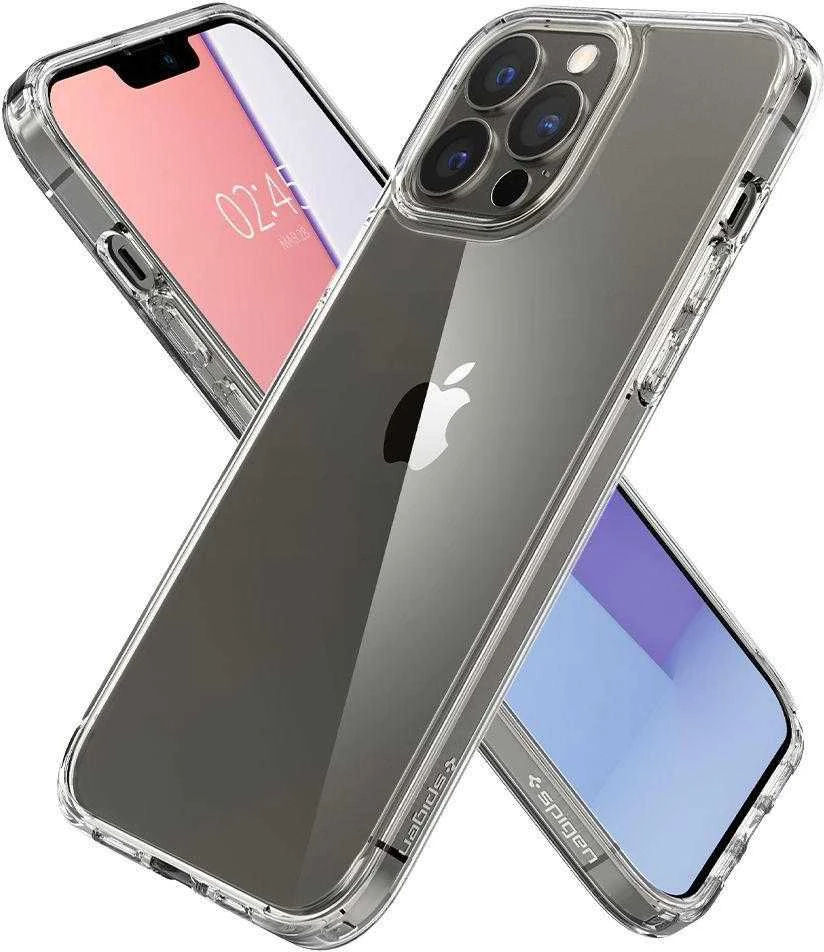 Spigen Ultra Hybrid dėklas skirtas Apple iPhone 13 Pro Max, spalva - Crystal Clear
