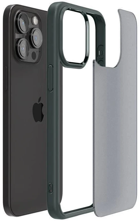 Spigen Ultra Hybrid Matte dėklas skirtas Apple iPhone 15 Pro Max, spalva - Frost Green