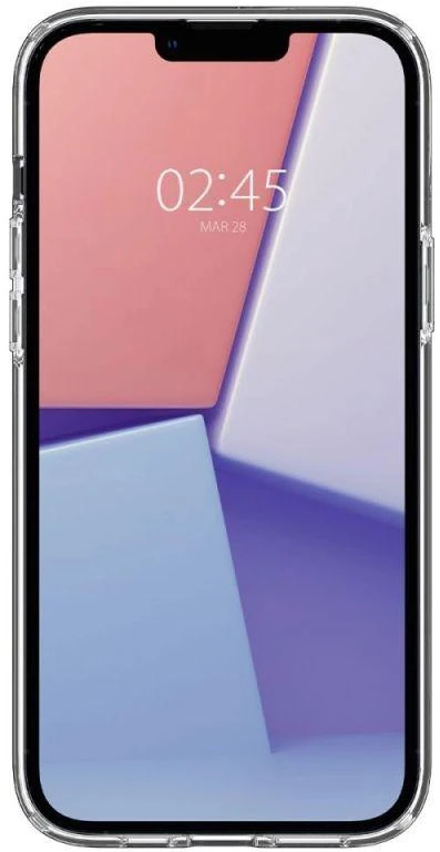 Spigen Ultra Hybrid Mag dėklas su MagSafe technologiją, skirtas iPhone 14 - skaidrus/baltas
