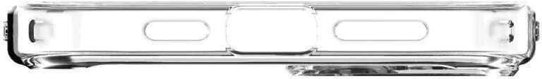 Spigen Ultra Hybrid Mag dėklas su MagSafe technologiją, skirtas iPhone 14 - skaidrus/baltas