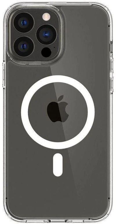 Spigen Ultra Hybrid Mag dėklas su MagSafe technologija, skirtas iPhone 13 Pro - baltas