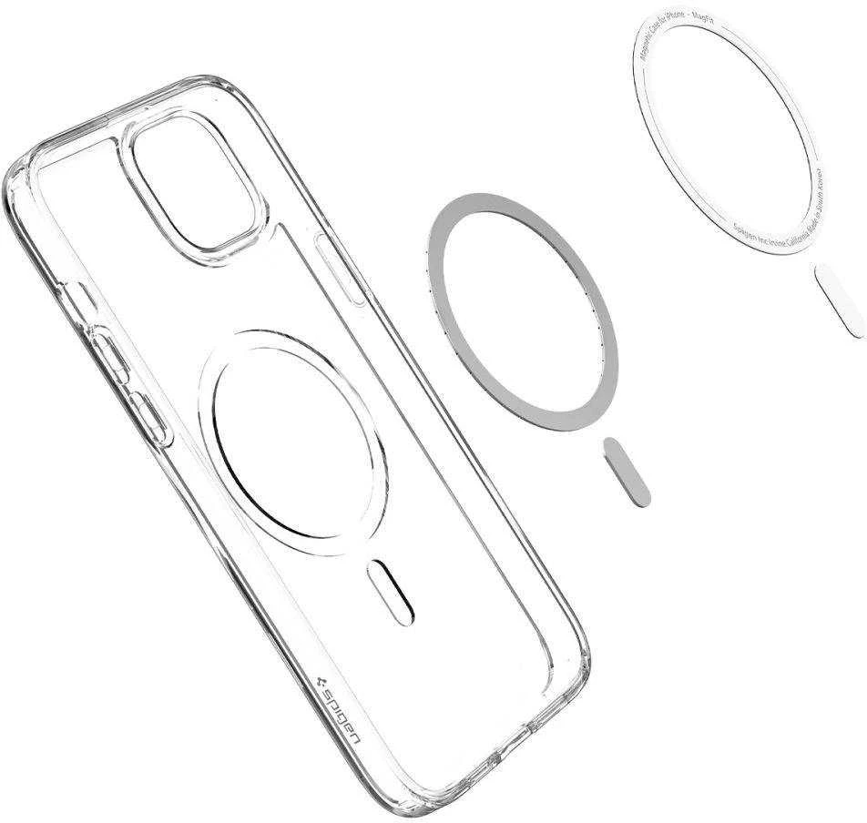 Spigen Ultra Hybrid (MagFit) dėklas skirtas Apple iPhone 14 Plus, spalva - Carbon Fiber