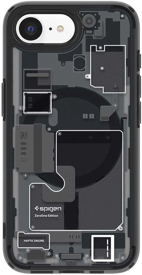 „Spigen Ultra Hybrid MagSafe“ dėklas, skirtas „iPhone 16e / 17e Zero One“ - Juodas