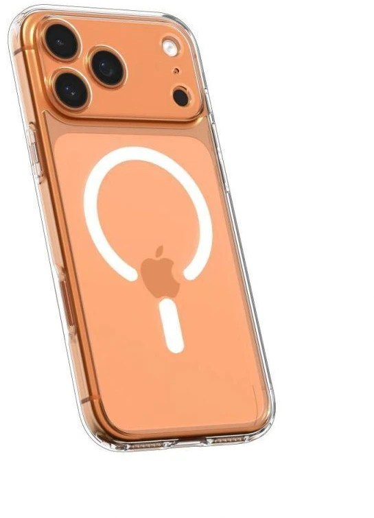 Spigen Ultra Hybrid MagSafe dėklas skirtas Apple iPhone 17 Pro – baltos spalvos