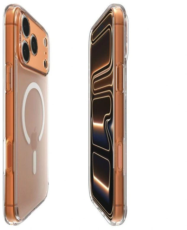 Spigen Ultra Hybrid MagSafe dėklas skirtas Apple iPhone 17 Pro – baltos spalvos